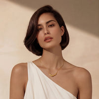 Curve Statement Necklace by KIAHMILLA