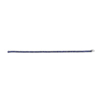 Men's .925 Sterling Silver Created Blue Sapphire Tennis Bracelet - 8.5