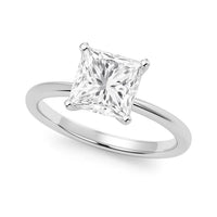 3 Carat Princess Lab Grown IGI G/VS1 Diamond Solitaire Ring in 10K White Gold - KIAHMILLA