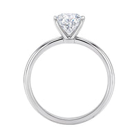 3 Carat Radiant Lab Grown IGI G/VS1 Diamond Solitaire Ring in 10K White Gold - KIAHMILLA