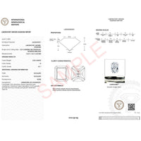 3 Carat Radiant Lab Grown IGI G/VS1 Diamond Solitaire Ring in 10K White Gold - KIAHMILLA
