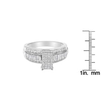 10KT White Gold Diamond Composite Ring (1 cttw, H-I Color, SI2-I1 Clarity)
