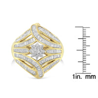 10K Yellow Gold Diamond Ring (1 Cttw, I-J Color, I2-I3 Clarity)