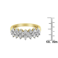 10K Yellow Gold Round Diamond Ring (1 cttw, J-K Color, I1-I2 Clarity)