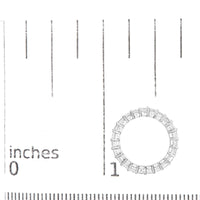 14K White Gold 3.0 Cttw Princess Lab Grown Diamond Eternity Band Ring (F-G Color, VS1-VS2 Clarity)