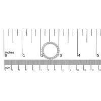 14K White Gold 2 1/4 Cttw Round Lab Grown Diamond Eternity Band Ring (F-G Color, VS1-VS2 Clarity)
