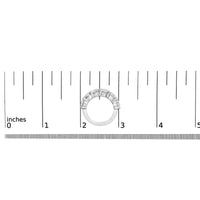 14K White Gold 3.0 Cttw Lab-Grown Diamond Shared Prong Set 6 Stone Band Ring