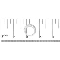 .925 Sterling Silver 2.0 Cttw Lab Grown Diamond 3 Row Band Ring (F-G Color, VS1-VS2 Clarity