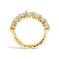 14K Gold 2.0 Cttw Diamond 7 Stone Band Ring