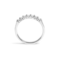 14K Gold 1/3 Cttw Diamond 7 Stone Band Ring
