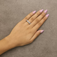 14K Gold 2.0 Cttw Round Diamond Five-Stone Band Ring