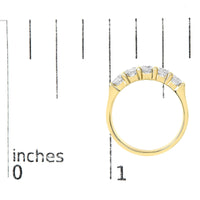 14K Gold 1.00 Cttw Diamond 5 Stone Band Ring