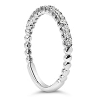 14K Gold 1/4 Cttw Round Diamond Prong Set Wedding Band
