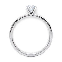 3/4 Carat Round Lab Grown IGI G/VS1 Diamond Solitaire Ring in 10K White Gold - KIAHMILLA