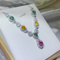 3.5 Carat Moissanite 925 Sterling Silver Necklace - Coolpeacock