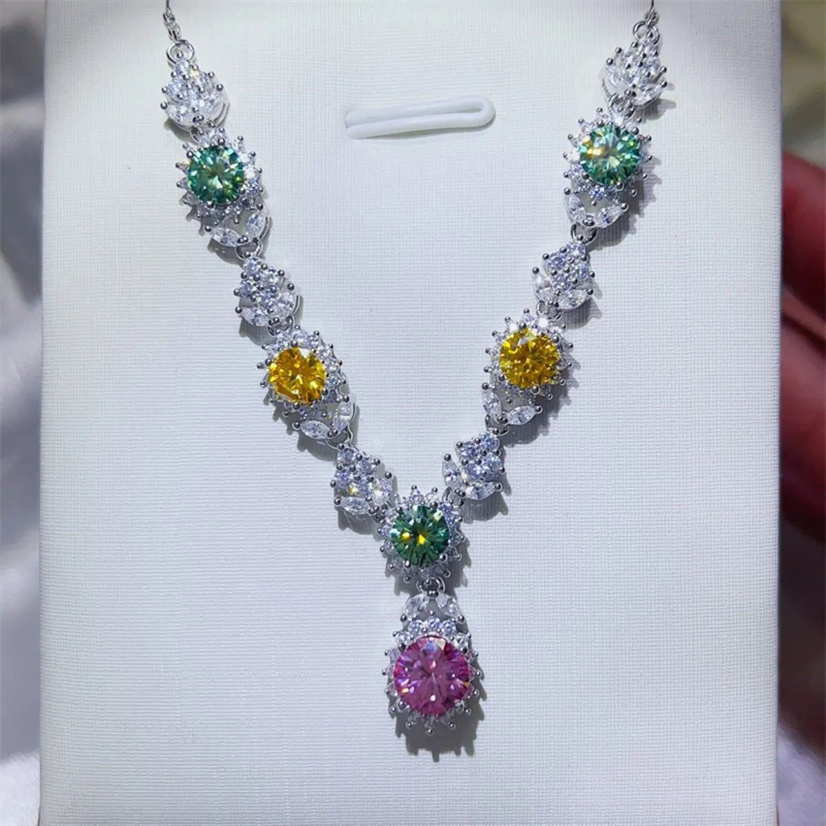 3.5 Carat Moissanite 925 Sterling Silver Necklace - Coolpeacock