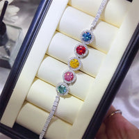 5 Carat 925 Sterling Silver Moissanite Bracelet - Coolpeacock