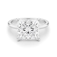 5 Carat Princess Lab Grown IGI G/VS1 Diamond Solitaire Ring in 10K White Gold - KIAHMILLA