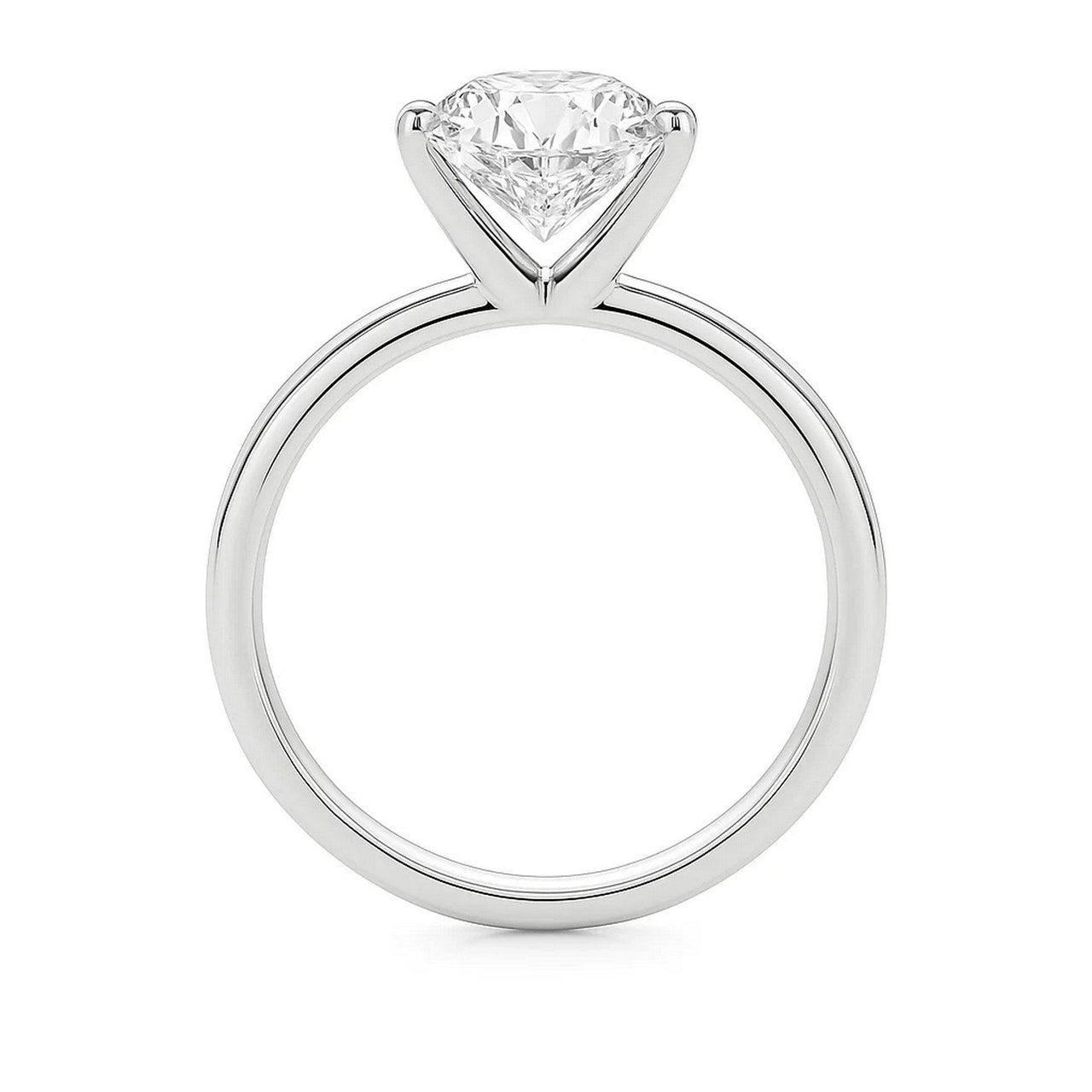 5 Carat Princess Lab Grown IGI G/VS1 Diamond Solitaire Ring in 10K White Gold - KIAHMILLA