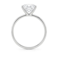 5 Carat Radiant Lab Grown IGI G/VS1 Diamond Solitaire Ring in 14K White Gold - KIAHMILLA
