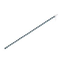 .925 Sterling Silver 1.0 Cttw Diamond Spiral Wave Curved-Link 7