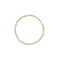 10K Yellow Gold 1.00 Cttw Round-Cut Diamond Link Bracelet (I-J Color, I3-Promo Clarity) - Size 7