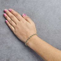 14K Yellow Gold 3.0 Cttw Diamond S Link Bracelet