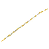 10K Yellow Gold 1/2 Cttw Diamond X-Link 7