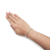 10K Yellow Gold 1/2 Cttw Diamond X-Link 7