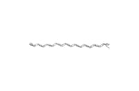 14K White Gold 2.00 Cttw Baguette-Cut Spiral Link 7