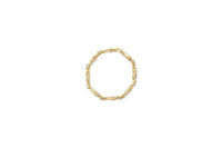 14K Yellow Gold Princess and Baguette Cut Diamond Beaded Bracelet (3.00 cttw, H-I Color, SI1-SI2 Clarity)