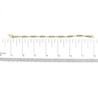 10K Yellow Gold 1.00 Cttw Round-Cut Diamond Spiral Link 7