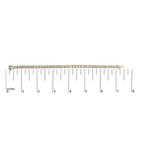 14K Yellow Gold 8 1/4 Cttw Diamond Tennis Bracelet