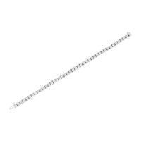 IGI Certified 14K White Gold 6.0Cttw Channel Set Round Diamond Tennis Bracelet (I-J Color, I1-I2 Clarity) - 7
