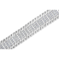 14K White Gold 5.0 Cttw Round Brilliant Cut Diamond 7