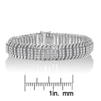 14K White Gold 5.0 Cttw Round Brilliant Cut Diamond 7
