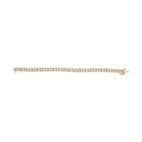 14K Yellow Gold 5.00 Cttw Round-Cut Diamond X-Link 7.5