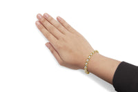 14K Yellow Gold 5.00 Cttw Round-Cut Diamond X-Link 7.5