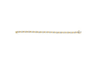 10K White Gold 1.00 Cttw Diamond Floral Cluster and X-Link 7.25