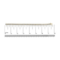 10K Yellow Gold 4.0 Cttw Alternating Baguette & Round Cut Diamond Bezel- & Prong-Set 7