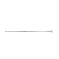 10k White Gold 1.0 Cttw Round-Cut Diamond Miracle Plate Tennis 7