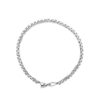 .925 Sterling Silver Diamond Double-Link 7