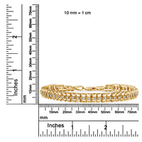 .925 Sterling Silver Diamond Double-Link 7