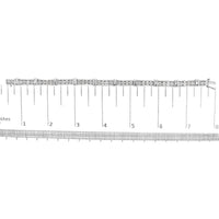 14K White Gold 6 3/4 Cttw Diamond 4 Stone Link Bracelet (H-I Color, I1-I2 Clarity) - 7