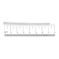 14K White Gold 7 7/8 Cttw Princess and Baguette Diamond Eternity Line Tennis Bracelet (G-H Color, SI1-SI2 Clarity) - 7