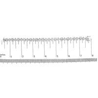14K White Gold 9.0 Cttw Princess and Baguette Diamond Geometrical Style Link Bracelet (G-H Color, VS1-VS2 Clarity) - 7