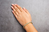 14K Yellow Gold 9.0 Cttw Diamond Alternating Bow and Box Link Bracelet (G-H Color, VS1-VS2 Clarity)- 7