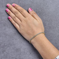 .925 Sterling Silver 1.0 Cttw Miracle Set Diamond Heart-Link 7