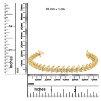 10K Yellow Gold Plated .925 Sterling Silver 3.00 Cttw Prong-Set Brilliant Round-cut Diamond 