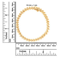 10K Yellow Gold over .925 Sterling Silver 1.0 Cttw Round Miracle-Set Diamond 7